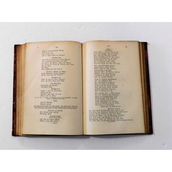 Goethes Werke 1868 German Text Embossed Hardback Book - Picture 6 of 11